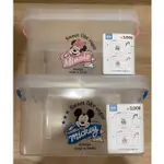 韓國 大創 米奇 米妮 整理箱 收納盒 透明 含蓋