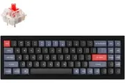 Keychron Q7 70% RGB Gateron G Pro Red Fully Assembled Hot-Swappable QMK Custom Mechanical Keyboard Carbon Black