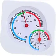 Thermometer Outdoor Thermometer Indoor Hygrometer Outdoor Temperature Gauge House Temperature Monitor Hygrometer Indoor Plastic White