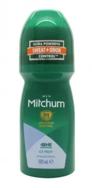 MITCHUM ICE FRESH ROLL-ON - MEN'S FOR HIM. NEW. FREE SHIPPING