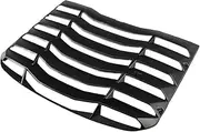 4D Car Rear Window Louver Air Vent Sun Visor Window Sunshade Cover ABS Rear Windshield Compatible for Ford Mustang Bodykit Bumper 2015-2022