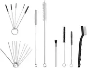 17pcs Spray Lance Nozzle Cleaning Repair Tool Needle Brush Kit Set Cleaning Accessory Multipurpose Cleaning Tool GTRH