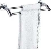 Drying Rack Stainless Towel Bar/Mirror Surface Plating/Bath Towel Rack/Wall/Double Pole/Product Dimensions are Tower Hanger Hand Ring (Size : 40cm) Decoration Comfortable Anniversary