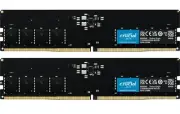 Crucial 64GB (2x 32GB) CT32G48C40U5 DDR5 4800 PC5-38400 288-Pin Desktop Memory