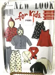 New Look Sewing Pattern 6911 Jacket, Dress, Top, Romper & Scarf 1/2-4