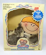 Vintage Remco Happy Kids Fur Coat Fits Cabbage Patch 16" Doll Clothes