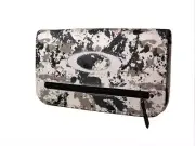 Oakley Flight Travel Wallet White Camo Leather Document Passport Organizer New