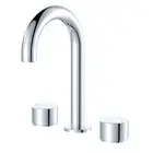 Fienza Kaya Round Hob Round Stainless Steel Square Wall Mounted Tap Sets