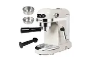 Spector Espresso Coffee Machine with Milk Frother White