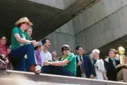 Kevin McHale and the Boston Celtics gather during the 1981 NBA Cha- Old Photo