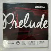 D'Addario - Prelude Cello Medium Tension D String - NEW
