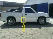 03-06 04 05 Chevy Silverado Single Cab SS Cab Corners Claddings