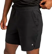 [Aruki] Men's Athletic Gym Shorts - Causal Jogger Shorts, Active Jersey Shorts for Men, Sports Shorts for Running, Gym, Workouts, and Lounging - Jet Black - Small, Jet Black, S