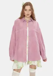[Free People] Cardiff Oversized Button Down