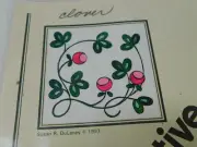 1997 Distinctive Designs QUILT Applique Pattern Susan R DuLaney CLOVER
