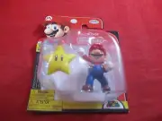 World of Nintendo Jakks Pacific Super Mario w/ Bonus Super Star Collectible Toy