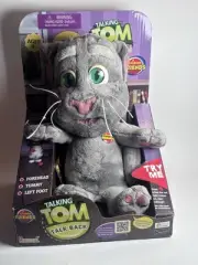 Talking Tom & Friends The Cat 10” Talk Back Plush Interactive Toy Dragon-I Read