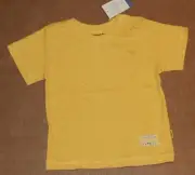 12 m 1 year NWT Pumpkin Patch BASIC Yellow Short Sleeve SHIRT Top Boys
