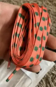 Meerkat Snowboard Boot Laces (pair) 99” New OSFM Flat Lace Salmon Virus Print