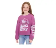 Character Girls Soft Crewneck Graphic Print Sweatshirt Size XSmall (4/5)