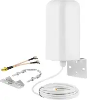 High Gain 10dBi External SMA Male/Dual TS9 4G LTE 5G Signal Booster Outdoor...