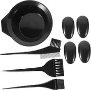 CRILSTYLEO Hair Dye Kit 5-piece Hair Dyeing Kit Tinting Bowl Brush Earmuffs for Smooth Safe Application