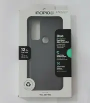 Incipio Duo Hard Case for TCL 30V 5G, Black