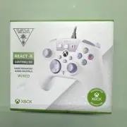 new Turtle Beach REACT-R™ Wired Controller for Xbox & Window PCs pc White Purple
