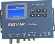 SATLINK WS-6990 1 Route DVB-T Modulator AV+ HDMI COFDM Modulation, MPEG-4 AVC/H.264