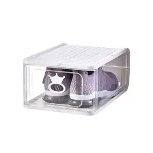 【大號】加厚鞋盒 鞋盒 透明鞋架 硬盒升級款 收納盒 透明鞋盒 加大款鞋盒 鞋架 加大鞋盒 A043 (1.7折)