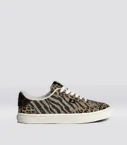 Women's Leopard Print & Zebra Print Suede Low Top Sneakers | Toca