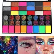 Face Paint Palette,42 Colors Safe Face Paint Kit for Makeup - Face and Body Paint, Water Based Face Paint, Professional Facepaint Makeup Kit for Face & Body