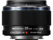OM System M.Zuiko ED 25mm f/1.8 II Lens - Black