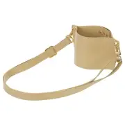 Water Bottle Carrier Holder, 64.7x160mm Cup Holder, Beige
