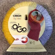 Yarnspirations Caron Big Donut O'Go Yarn Tangle Free Beginner Knit Scarf
