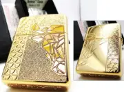 Armor BULL Shell Inlay Buffalo Double Sides ZIPPO Limited Gold 2021 MIB Rare
