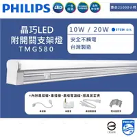 在飛比找樂天市場購物網優惠-(A Light)附發票 PHILIPS LED 附開關支架