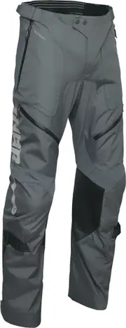 Thor Terrain OTB waterproof Motocross Textile Pants, black-grey, Size 40 for Men Black Grey
