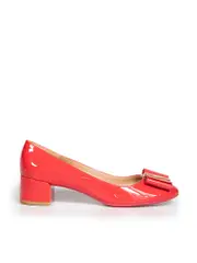 Red Patent Vara Bow Pumps