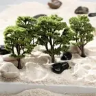Train Model Trees Garden Scenery Plastic Green Layout Diorama Portable Fashion