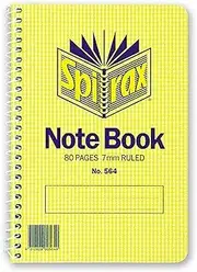 Spirax 564 Notebook Side Opening 167X114Mm 80 Page