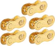 [EVTSCAN] 10PCS Steel High Tensile Bike Chain Connectors, Quick Release Bicycle Accessories for Mountain Bikes, Road Bikes, Adjustable Reusable Bicycle Missing Links