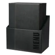 SECURIT CONTEMPORARY MENU HOLDER SET - A4 U266