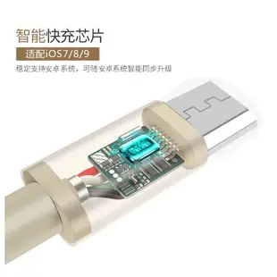 【金屬彈簧快充】Apple Lightning 8Pin 1米鋼絲傳輸線/IOS 11/iPhone 5/6/7/8/X