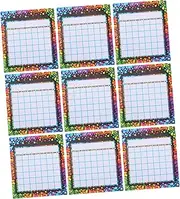 VILLFUL 50pcs Teaching Incentive Card Classroom Behavior Chart Incentive Charts Teacher Star Student Poster Classroom Must Haves Organization Stickers for Classroom