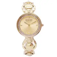 在飛比找樂天市場購物網優惠-VERSUS VERSACE凡賽斯精品手環女性優質腕錶-金-