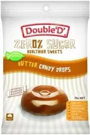 Double D Sugar Free Butter Candy Drops 70g