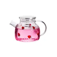 在飛比找蝦皮商城優惠-【COMET】北歐風草莓玻璃冷水壺1000ml(BY-TB1