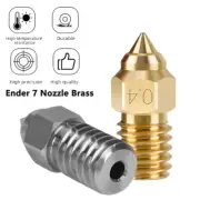 Hotend Hot End 0.4 0.6 0.8mm Brass Copper Nozzle For Creality Ender 7 3D Printer