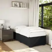 Bed Frame without Mattress Black King Single Velvet